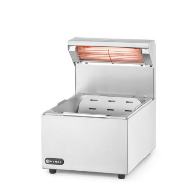 Chauffe-frites - GN 1/2 - 220-240V/400W - 357x267xH376 mm (HENDI)  au meilleur prix sur Restock CHR