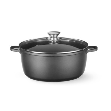 Cocotte avec revetement antiadhesif - 9 L - Noir - 405x332xH138 mm (HENDI)  au meilleur prix sur Restock CHR