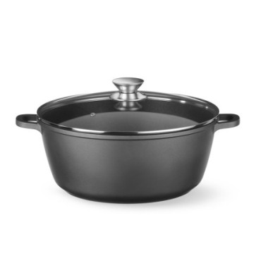 Cocotte avec revetement antiadhesif - 7 - 5 L - Noir - 387x310xH130 mm (HENDI)  au meilleur prix sur Restock CHR