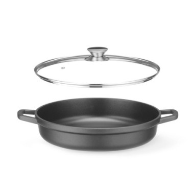 Cocotte avec revetement antiadhesif - 7 L - Noir - 367x290xH122 mm (HENDI)  au meilleur prix sur Restock CHR