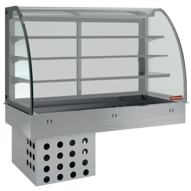 Elément top-vitrine 3 niv. fermé réfrigéré 5GN1/1 - Diamond  au meilleur prix sur Restock CHR