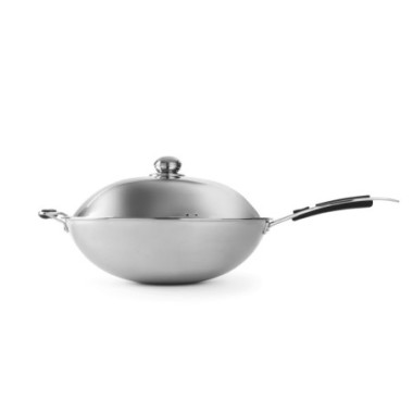 Wok a induction modele 3500 - Profi Line - set plaque induction wok  wok - 230V/3500W - 340x450xH295 mm (HENDI)  au meilleur pri