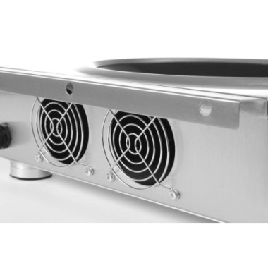Wok a induction modele 3500 - Profi Line - set plaque induction wok  wok - 230V/3500W - 340x450xH295 mm (HENDI)  au meilleur pri