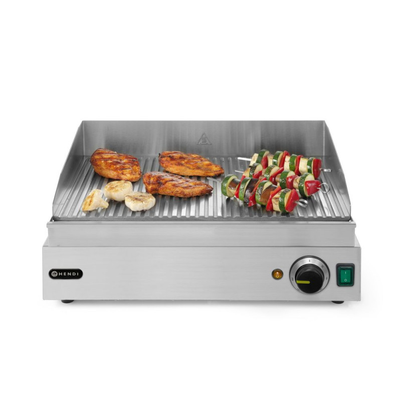 Grill rainure - Profi Line - rainure - 230V/2400W - 527x404xH233 mm (HENDI)  au meilleur prix sur Restock CHR