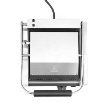 Grill de contact - modele simple - dessus et dessous rainures - 230V/1800W - 310x375xH216 mm (HENDI)  au meilleur prix sur Resto