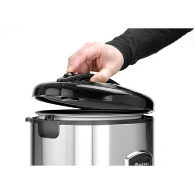Cuiseur a riz avec fonction vapeur - Profi Line - 1 - 8 L - 230V/700W - O280xH285 mm (HENDI)  au meilleur prix sur Restock CHR