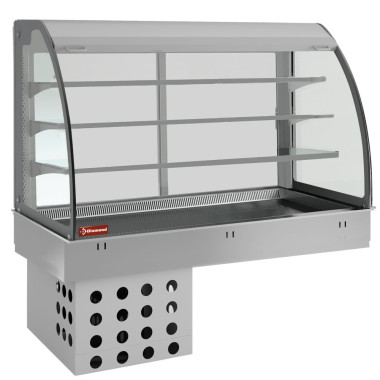 Elément vitrine 3 niv. ouverte ventilée 3x GN1/1 - Diamond  au meilleur prix sur Restock CHR