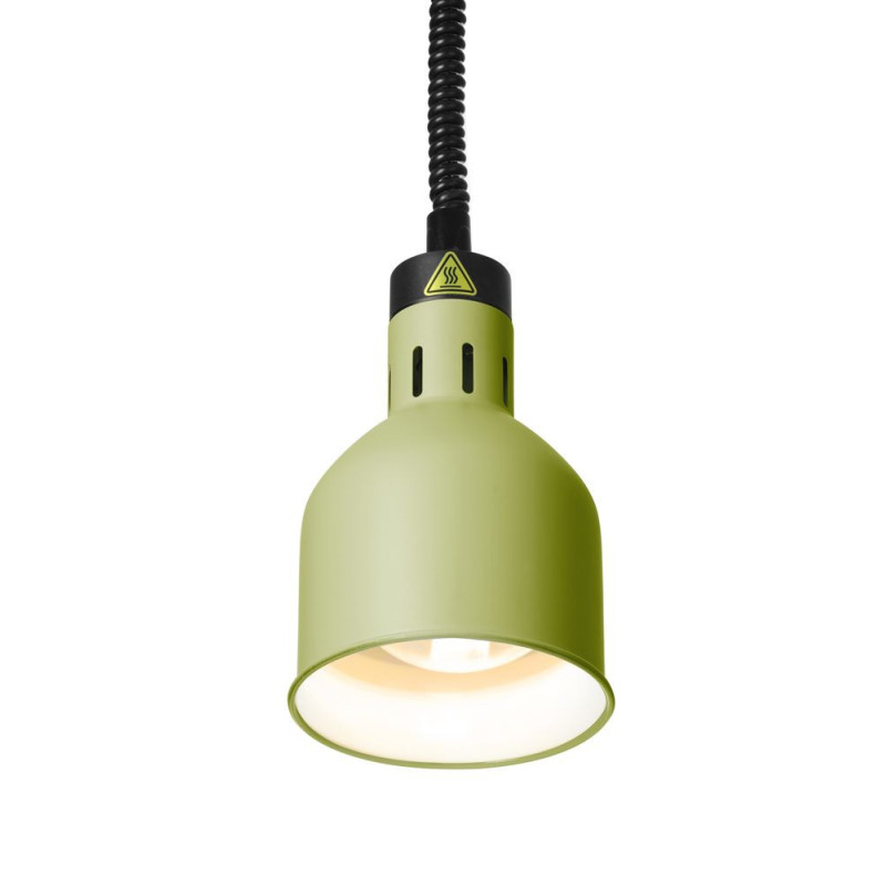 Lampe chauffante reglable - cylindrique - Vert - 230V/250W - O175xH250 mm (HENDI)  au meilleur prix sur Restock CHR