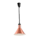 Lampe chauffante reglable - conique - Cuivre - 230V/250W - O275xH250 mm (HENDI)  au meilleur prix sur Restock CHR