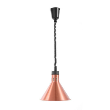 Lampe chauffante reglable - conique - Noir - 230V/250W - O275xH250 mm (HENDI)  au meilleur prix sur Restock CHR