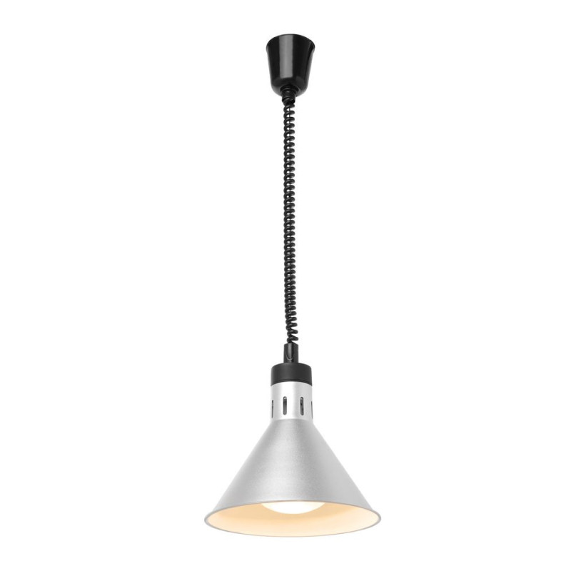 Lampe chauffante reglable - conique - Blanc - 230V/250W - O275xH250 mm (HENDI)  au meilleur prix sur Restock CHR