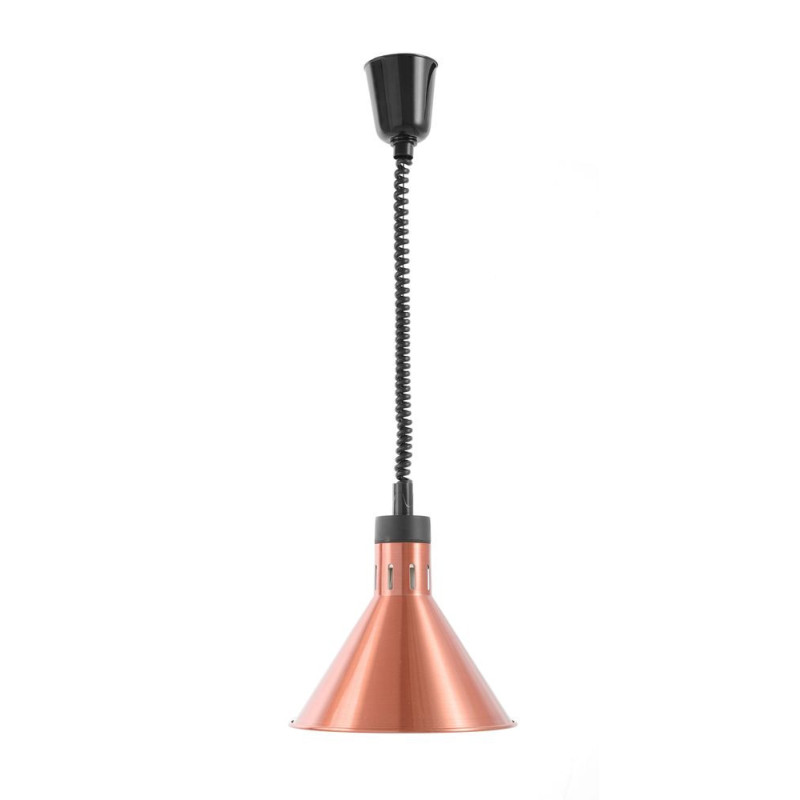 Lampe chauffante reglable - conique - Blanc - 230V/250W - O275xH250 mm (HENDI)  au meilleur prix sur Restock CHR