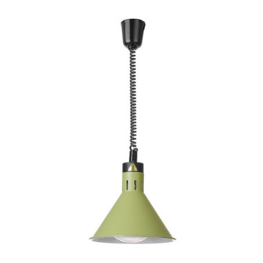 Lampe chauffante reglable - conique - Vert - 230V/250W - O275xH250 mm (HENDI)  au meilleur prix sur Restock CHR