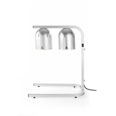 Portique chauffe-plat avec 2 lampes infrarouges - Argent - 230V/250W - 453x360xH790 mm (HENDI)  au meilleur prix sur Restock CHR