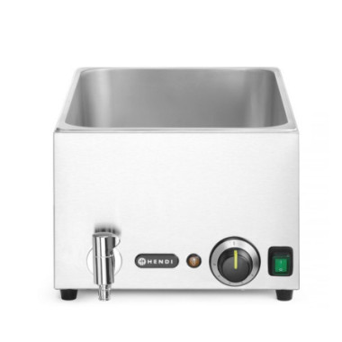 Bain-marie avec robinet de vidange Ranger - GN 1/1 - 230V/1000W - 576x334xH241 mm (HENDI)  au meilleur prix sur Restock CHR