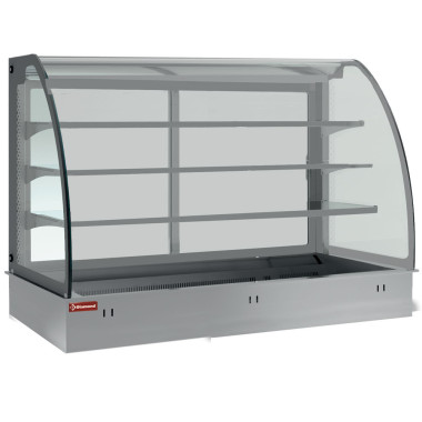 Elément- vitrine sur 3 niv. ouverte ventilée 4xGN1/1 - Diamond  au meilleur prix sur Restock CHR
