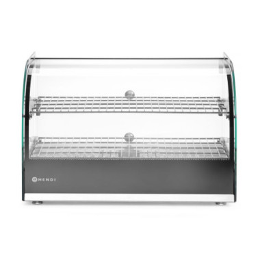 Vitrine de table chauffante deux niveaux - deux niveaux - Noir - 220-240V/800W - 554x376xH376 mm (HENDI)  au meilleur prix sur R