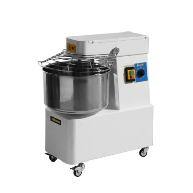 Petrin a spirale avec tete fixe et cuve - 88 kg/h - 32 L - 400V/1100W - 431x740xH804 mm (HENDI)  au meilleur prix sur Restock CH
