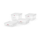 Bac GN 1/2 - polypropylene - GN 1/2 - 4 L - Transparent - 325x265xH65 mm - Rectangulaire (HENDI)  au meilleur prix sur Restock C