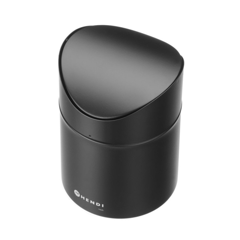 Poubelle de table avec couvercle pivotant - 1 - 2 L - Vert - O120xH165 mm (HENDI)  au meilleur prix sur Restock CHR