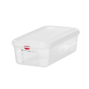 Bac GN 1/3 - polypropylene - GN 1/3 - 4 L - Transparent - 325x176xH100 mm - Rectangulaire (HENDI)  au meilleur prix sur Restock 