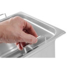 Bac GN avec poignees pliables - GN 1/1 - 28 L - H200 mm (HENDI)  au meilleur prix sur Restock CHR