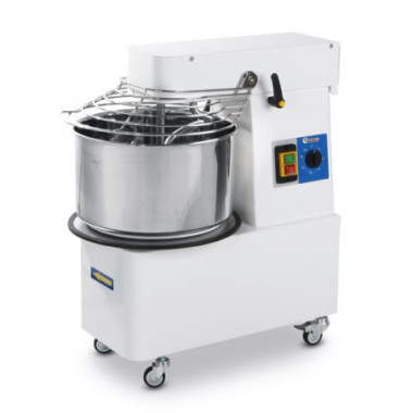 Petrin a spirale avec tete relevable et bol amovible - 56 kg/h - 22 L - 400V/750W - 400x672xH730 mm (HENDI)  au meilleur prix su
