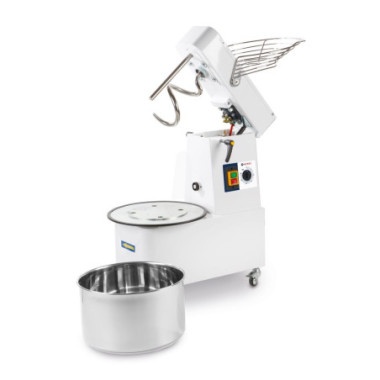 Petrin a spirale avec tete relevable et bol amovible - 56 kg/h - 22 L - 400V/750W - 400x672xH730 mm (HENDI)  au meilleur prix su