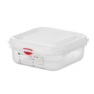 Bac GN 1/6 - polypropylene - GN 1/6 - 1 - 7 L - Transparent - 176x162xH100 mm - Rectangulaire (HENDI)  au meilleur prix sur Rest