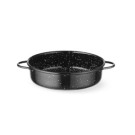 Plat de cuisson 'fuente' - emaille - Noir - O120xH40 mm (HENDI)  au meilleur prix sur Restock CHR