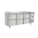 Refrigerateur comptoir avec 6 tiroirs - 420 L - 230V/400W - 1795x700xH879 mm (Arktic)  au meilleur prix sur Restock CHR