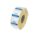 Etiquettes de securite alimentaire journalieres - multi-usages - faciles a retirer - Mardi - Jaune - 1000 u. - 25x25 mm (HENDI) 