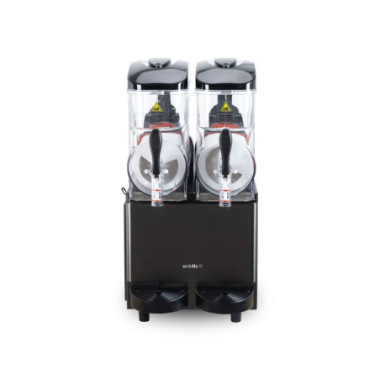 Machine a slush 2x12 L - 24 L - Noir - 220-240V/710W - 415x507xH810 mm (Arktic)  au meilleur prix sur Restock CHR