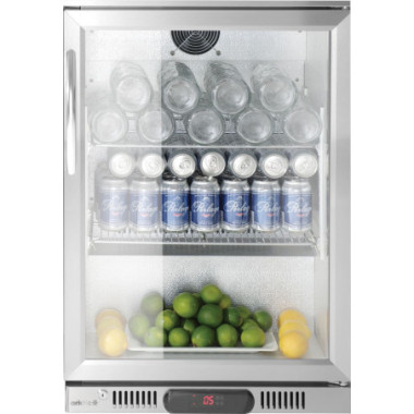 Refrigerateur de bar 1 porte - 75 L - Argent - 220-240V/120W - 530x500xH840 mm (Arktic)  au meilleur prix sur Restock CHR
