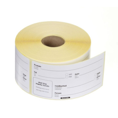 Etiquettes pour la surveillance des aliments - multi-usages - faciles a retirer - Blanc - 500 u. - 100x50 mm (HENDI)  au meilleu