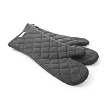 Moufles de four -2 pieces - Coton avec couche ignifuge - Noir - 2 u. - L 380 mm (HENDI)  au meilleur prix sur Restock CHR