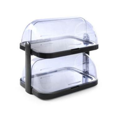 Vitrine refrigerante Roll-top - double - Gris fonce - 440x320xH440 mm (HENDI)  au meilleur prix sur Restock CHR