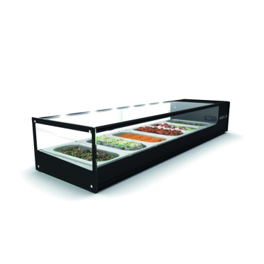 Vitrine Tapas Réfrigérée Bacs GN 1/3 Série LOGIC - 970 à 1680 mm - Sayl  au meilleur prix sur Restock CHR
