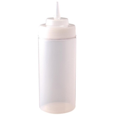 Distributeur de sauce à col large 454ml transparent - Vogue