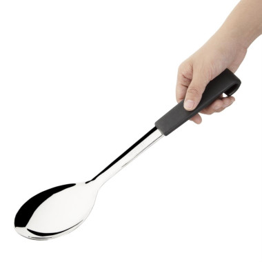 Cuillère de service manche noir 34 cm - Vogue