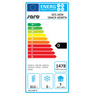 Table réfrigérée - 4 portes - Dosseret - Inox - Saro  au meilleur prix sur Restock CHR