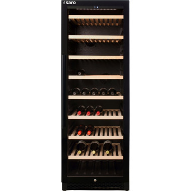 Cave à vin modèle WK 162 - 163 bouteilles - Noir - Saro  au meilleur prix sur Restock CHR