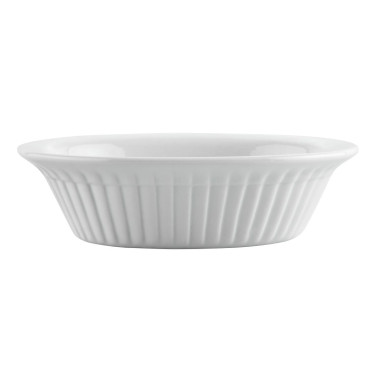 Plat À Tourte Ovale Blanc (Lot de 6) - Olympia