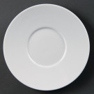Soucoupes Élégantes Whiteware 148mm (Lot de 12) - Olympia