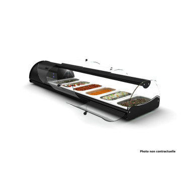 Vitrine Réfrigérée à Tapas Self-Service Cuve Plane - 1085 à 2140 mm - Sayl  au meilleur prix sur Restock CHR