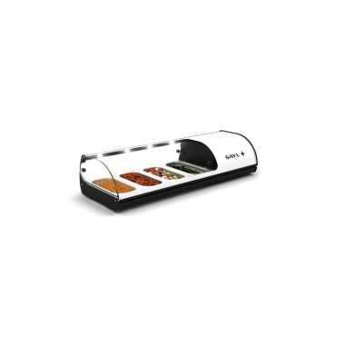 Vitrine à Tapas Réfrigérée Série Standard avec 4 Bacs GN 1/3 - Sayl  au meilleur prix sur Restock CHR