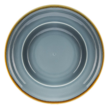 Assiettes À Pâtes Kiln Couleur Océan 250mm (Lot de 4) - Olympia