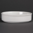 Plats Empilables En Porcelaine Blanche 134mm (Lot de 6) - Olympia