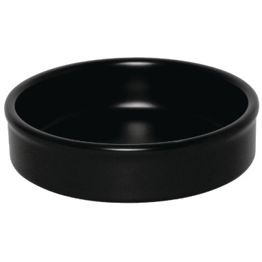 Plats empilables noirs 134mm (Lot de 6) - Olympia