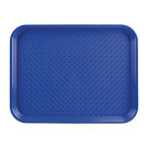 Plateau fast food en plastique Kristallon bleu - Olympia